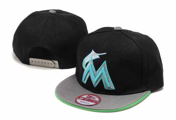 MLB FlorNUa Marlins Snapback Hat NU07